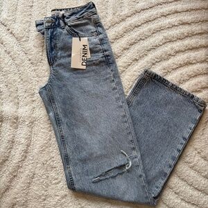 Wide leg jeans